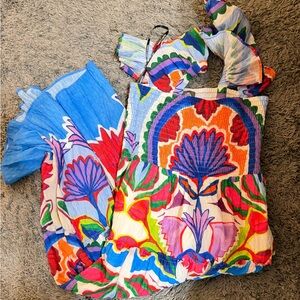Vince Camuto Colorful Floral Dress